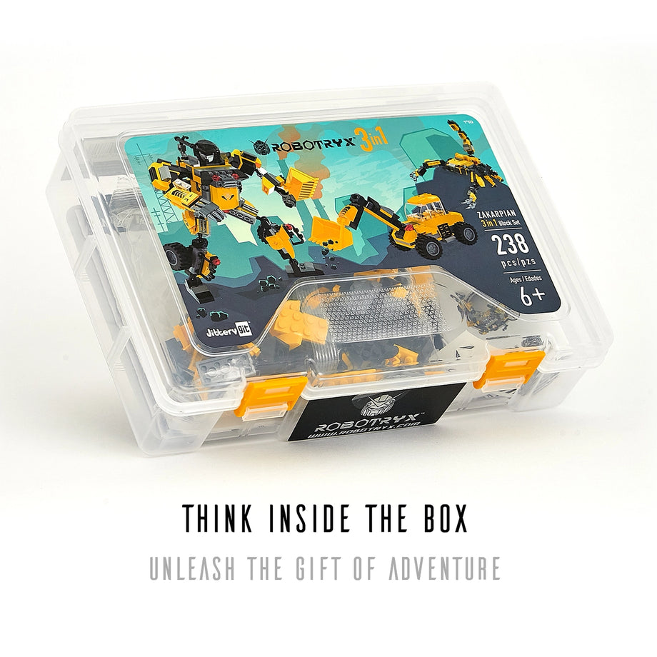 Build Your 3-in-1 Robot Kit (238 Pc) Robotryx Zakarpian – Addie